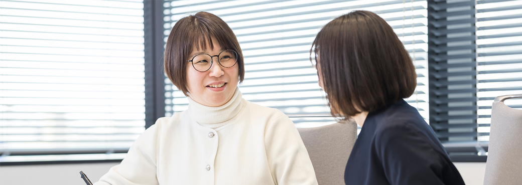 インタビューの様子